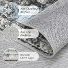 Large Vintage Medallion Rug, Low Pile Non-Slip Washable Traditional Carpet for Living Room, Bedroom, Dining Room - 3 of 4