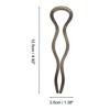 Unique Bargains U-shaped Hair Pin 4.92"x1.38" 1 Pc - 4 of 4