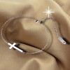Maya's Grace Adjustable Cross Ankle Bracelet for Women - 4 of 4
