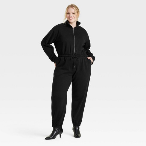 Black fashion Sweatsuits 4x