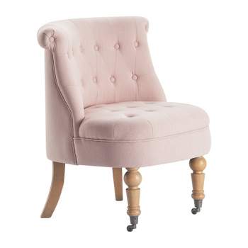 Elmhurst Tufted Accent Chair Blush Pink - Finch