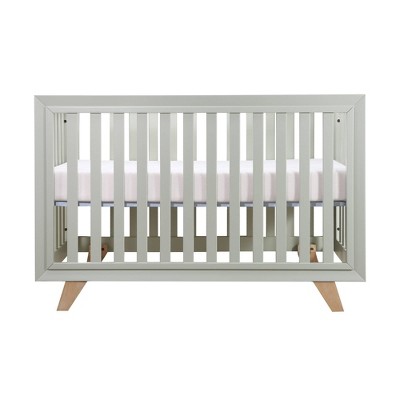 Wooster Sage Green 3-in-1 Convertible Crib with Adjustable Mattress Heights