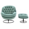 CAVINAS Modern Accent chair with Ottoman Living Room Chair Upholstered Sofa Chair Comfy Chair for Reading Room, Bedroom - 4 of 4