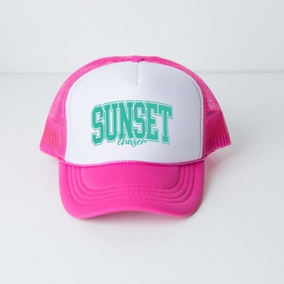Simply Sage Market Varsity Sunset Chaser Adult Foam Trucker Hat