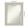 Amanti Art Sophia Half-Inch-Bevel Framed Bathroom Vanity Wall Mirror - 3 of 4