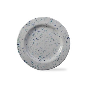 tagltd Terrazzo Melaminee Salad Plate S4 Dinnerware Serving Plate Dish - 1 of 2