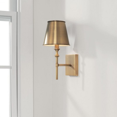 Aged Brass Dimmable Energy Star Wall Sconce
