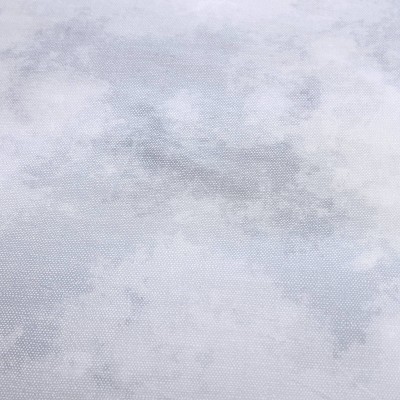 Gray and White Cotton Twin Duvet Cover Set