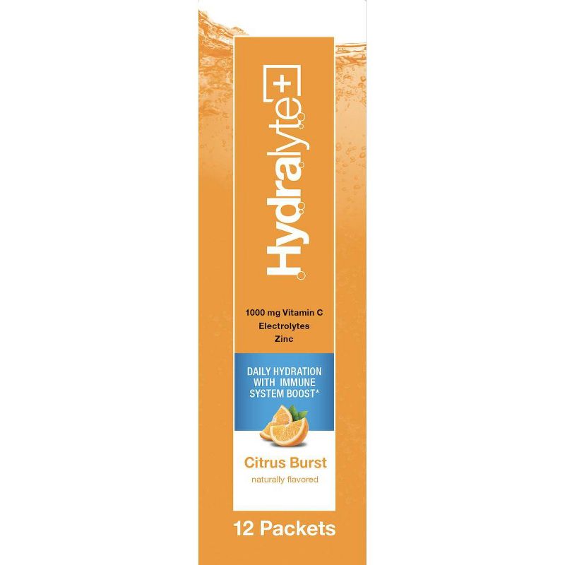 Hydralyte Hydration Plus Immune System Boost Vitamin C Vegan Powder Packets - 12ct, 3 of 7