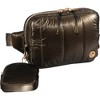 Joan & David Metallic Tubular Quilted Nylon Passport Sling Bag - 2 of 4