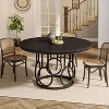 Tribesigns 47-Inch Round Dining Table for 4-6 People - 4 of 4