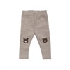 MyKids-USA Baby Cartoon Bear Pattern Solid Color Or Striped Design Cotton Pants - 2 of 4