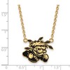 Black Bow Jewelry 14k Yellow Gold Plated Sterling Silver Wichita State Shockers NCAA Necklace 18 Inch - 2 of 4