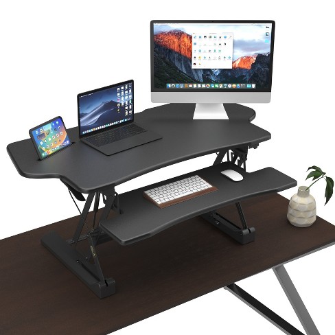 Mount-it! Height Adjustable Standing Desk Converter | 48 Wide 