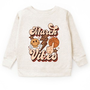 The Juniper Shop March Vibes Basketball Cheetah Youth Sweatshirt - 1 of 4