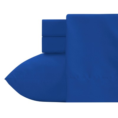 Crayola Blue Microfiber Sheet Set (Full) 4pc