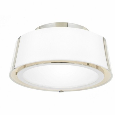 Crystorama Lighting Fulton 2 - Light Flush Mount in  Polished Nickel