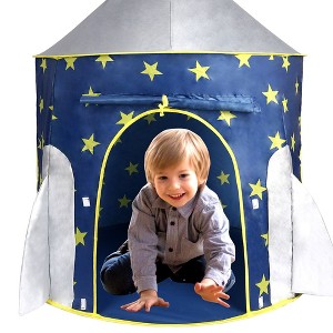 Kids Tent Rocket Spaceship, Kids Play Tent, Unicorn Tent for Boys & Girls - 1 of 4