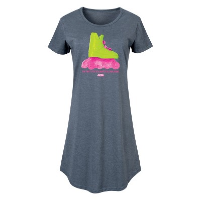 Women's - Barbie - Rollerblading Barbie the Movie Graphic T-shirt Dress
