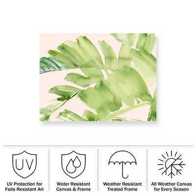 Jennifer Paxton Parker Tropical Green Palm Leaf Canvas Print