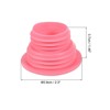 Unique Bargains Silicone Universal Fit Hose Odor-free Drain Pipe Sewer Seal Ring 4 Pcs - 2 of 4