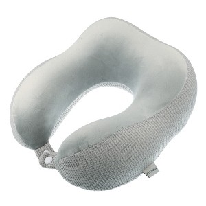 Unique Bargains Travel Cushion Home U-Shaped Memory Foam Neck-Pillow 1Pc - 1 of 4