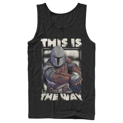 NBA Logo Mandalorian Tank Top The Black BHAlir Tops S-3XL