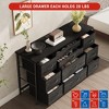 TV Stand for 55'' TV with Power Outlet, Entertainment Center, Dresser with 10 Large Drawers - 3 of 4