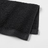 8pc Antimicrobial Washcloth Set Black - Room Essentials™
