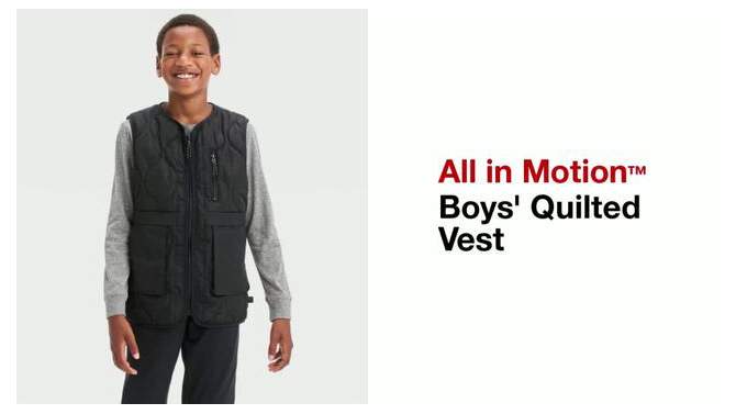 Boys&#39; Quilted Vest - All In Motion™, 2 of 5, play video