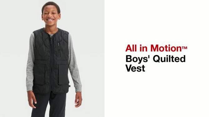 Boys&#39; Quilted Vest - All In Motion™, 2 of 5, play video