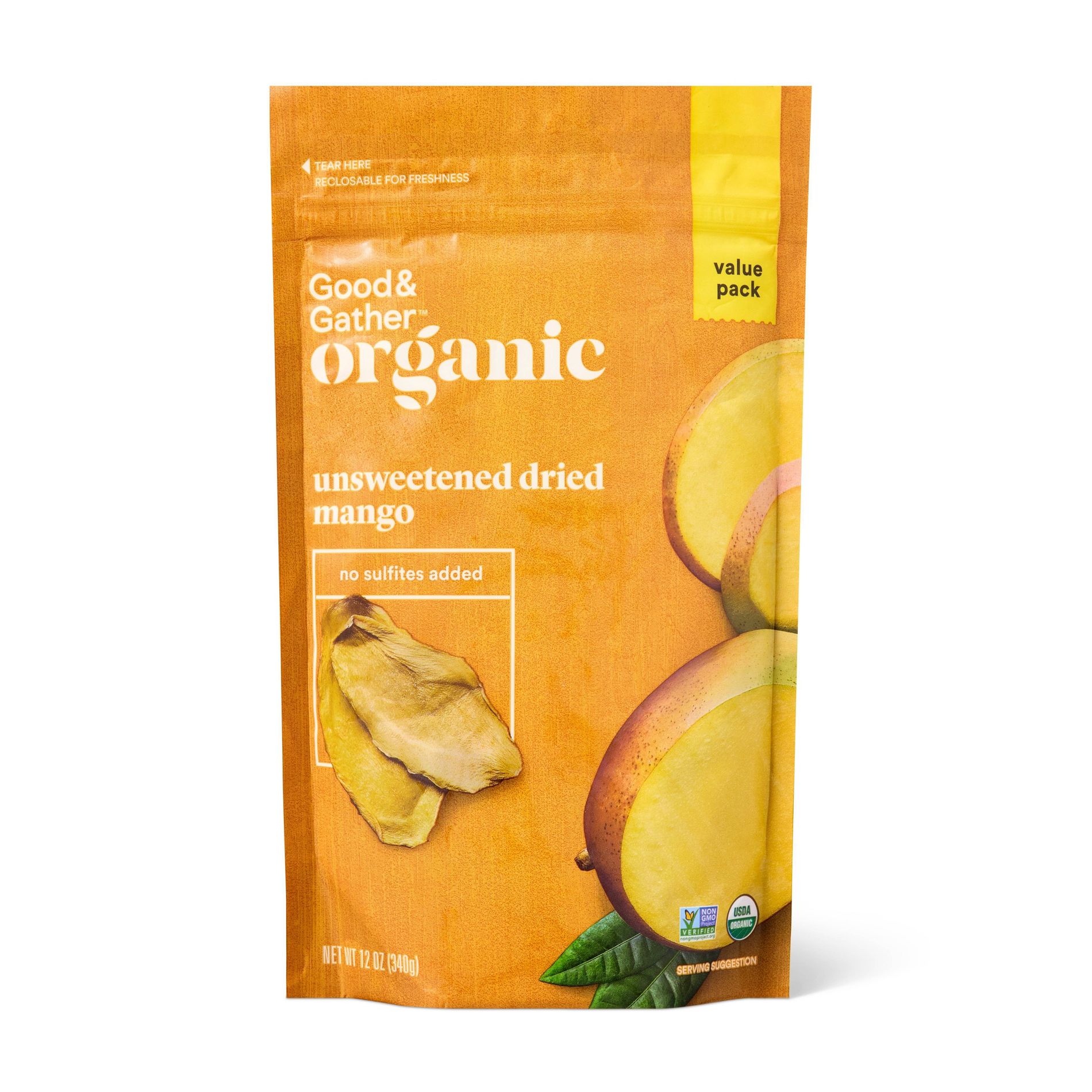 Organic Unsweetened Dried Mango - 12oz - Good & Gather™