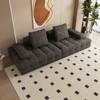 TiramisuBest Modular L-Shaped Modular Sofa Loveseat Deep Seat Foam Sofa Removable Sofa Units for Living Rooms and Apartments, Antique Gray - 2 of 4