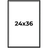 PosterPalooza | Flat Silver Picture Frame - UV Acrylic, Foam Board Backing, Hanging Hardware - 2 of 4