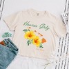 Simply Sage Market Women's Hawaii Girly Flower Short Sleeve Relaxed Fit Cropped Tee - 3 of 3