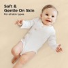 KeaBabies Mini Crib Sheets for Baby Girls, Boys, 2-Pack Soothe Pack and Play Sheets Fitted, Organic Pack N Play Mattress Sheet - 4 of 4