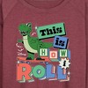 Women's - Disney - Toy Story Lightweight French Terry Wide Neck Long Sleeve Shirt - 2 of 4