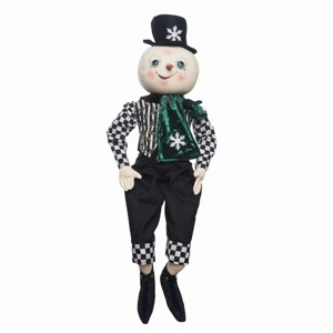 Gallerie II Silverman Snowman Figurine - 1 of 4