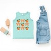 The Juniper Shop Coquette Oranges Chart Toddler Tank - 5/6T - Seafoam - 2 of 4