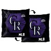 MLB Colorado Rockies Firm Density Connector Velvet Reverse Pillow - 3 of 3