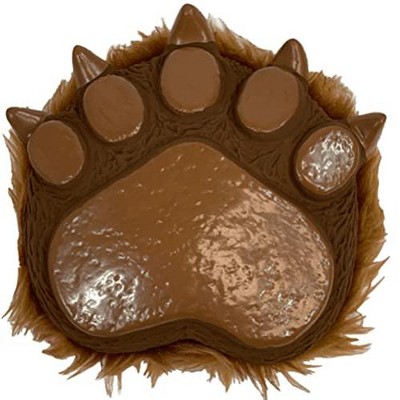 Multipet Latex and Plush Furry Bear Paws with Squeakers Assorted Color Pack