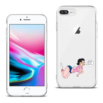 Reiko Apple iPhone 8 Plus Design Air Cushion Case with Lady Design