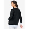 Jessica London Women's Plus Size Fine Gauge Cardigan - 3 of 4