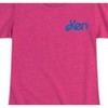 Girls' - Barbie - Ken Emotion Grid Fitted Short Sleeve Graphic T-Shirt - 3 of 4