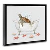 Stupell Industries Turtle Bathtub Sea Life Seaweed, 17" x 21" - 3 of 4