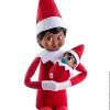 Elf on the Shelf Frost Pips Baby Elf Girl with Brown Eyes Flower Cradle and Swaddle Blanket - 4 of 4