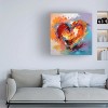 Trademark Fine Art - Ivan Guaderrama Love and Color Canvas Art - image 2 of 4