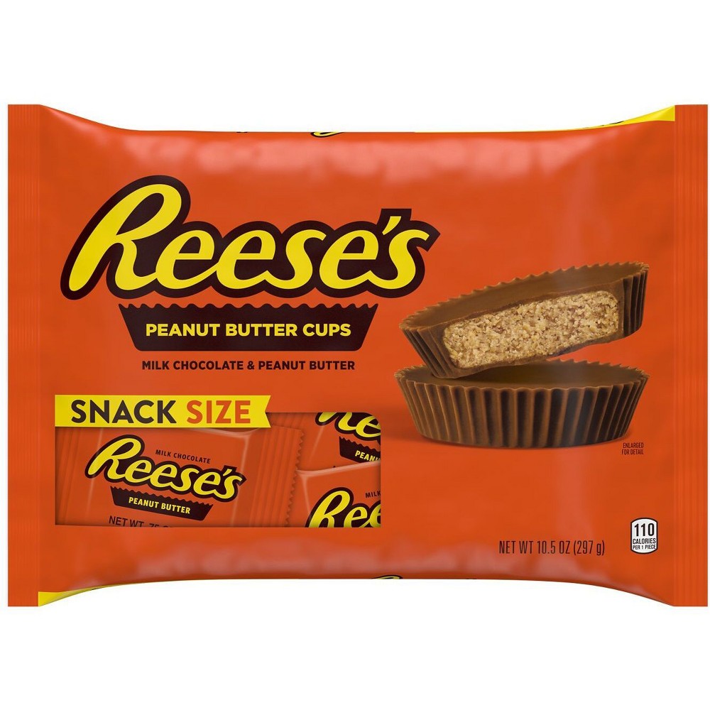 UPC 034000402113 product image for Reese's Milk Chocolate Peanut Butter Cups Snack Size Candy - 10.5oz | upcitemdb.com