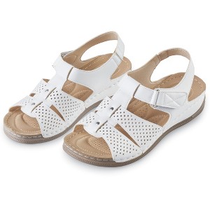 Collections Etc Decorated Adjustable Soft Padded Insoles Sandals - 1 of 4