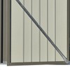 5ft x 3ft Outdoor Storage Shed, with Adjustable Shelf Metal Garden Shed and Lockable Door For Backyard Patio Lawn - 4 of 4